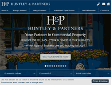 Tablet Screenshot of huntleyandpartners.com